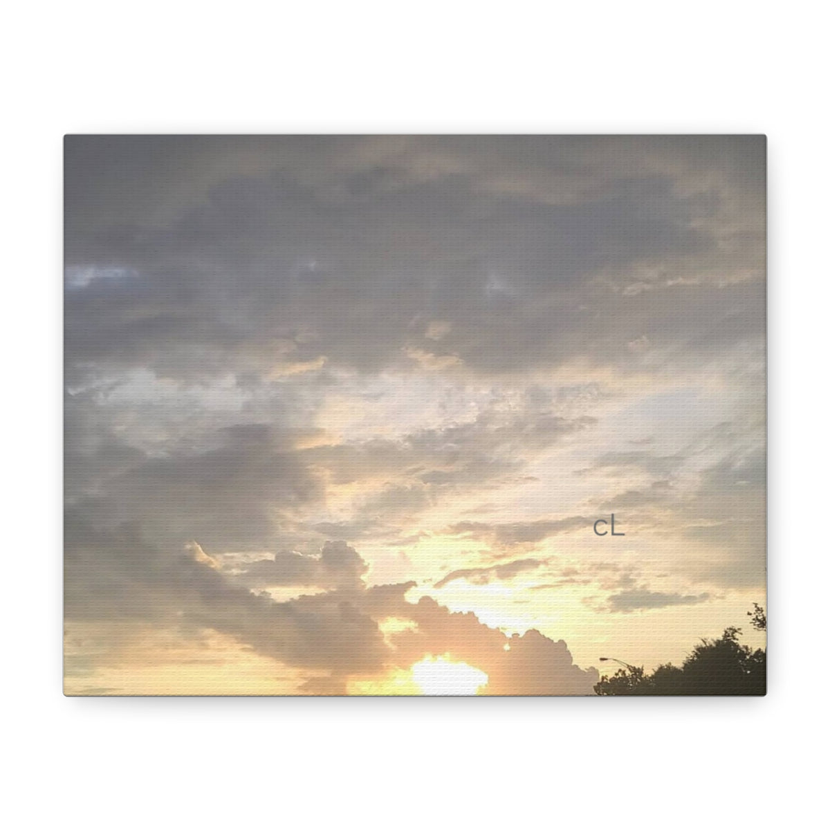 Sunset Sky Matte Canvas