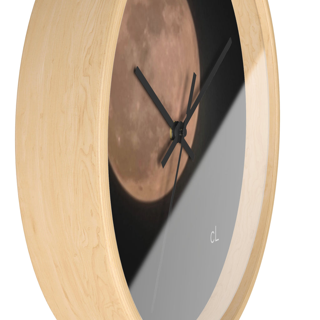 Moonlight Full Moon Wall Clock