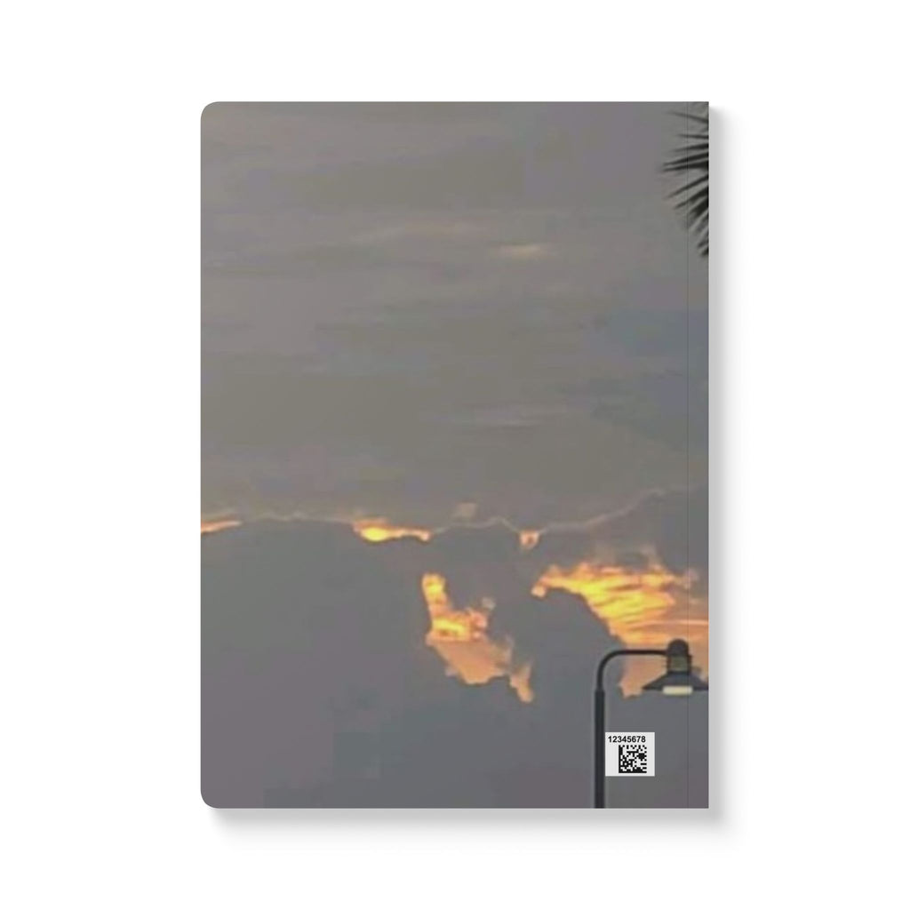 Palm Silhouette Sunset Journal
