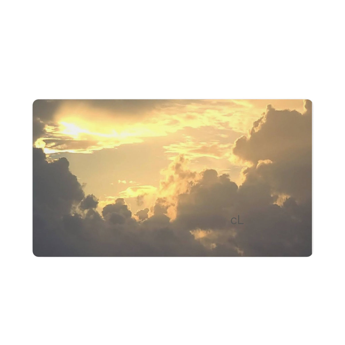 Sunset Clouds Desk Mat