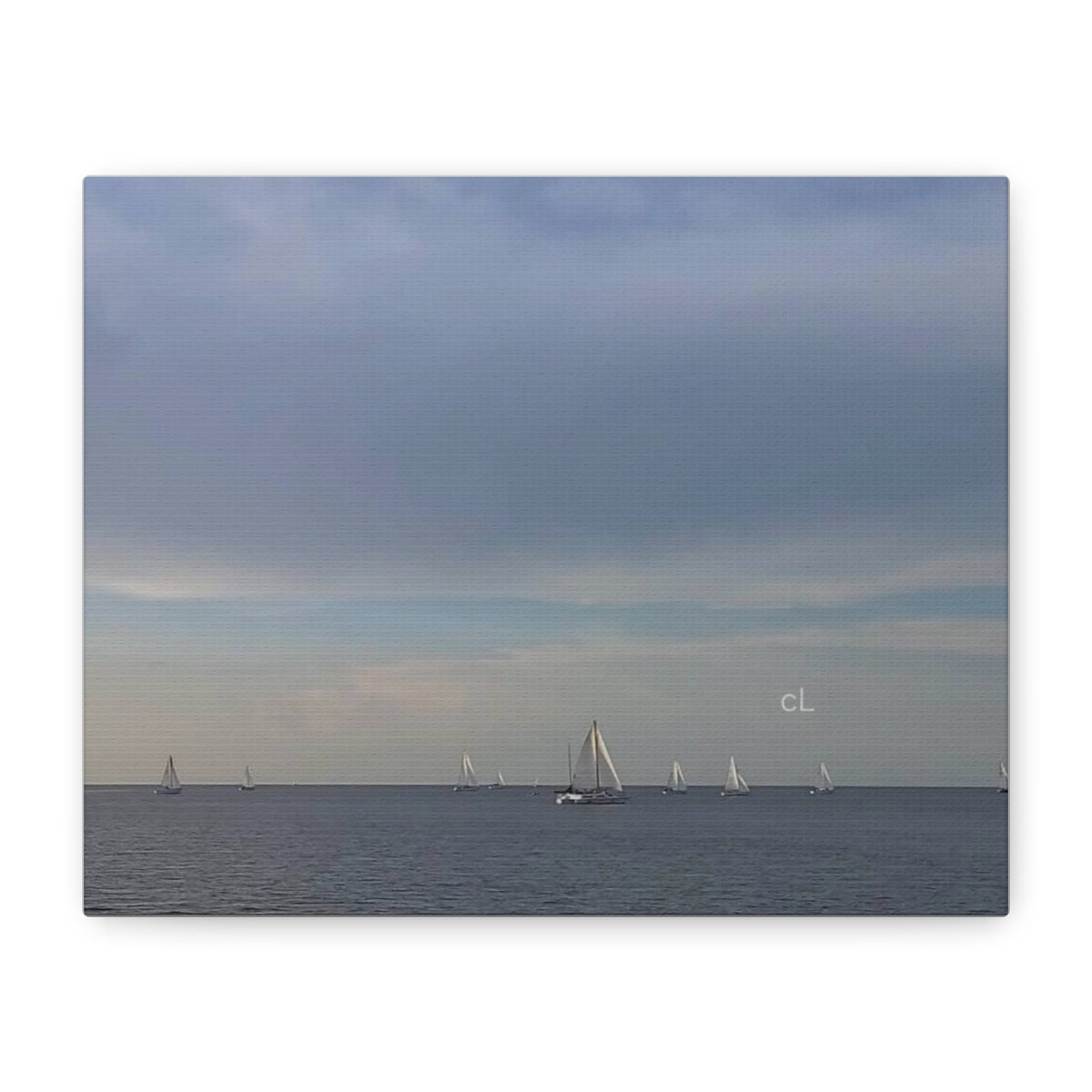 Sailboat Seascape Canvas Wall Art