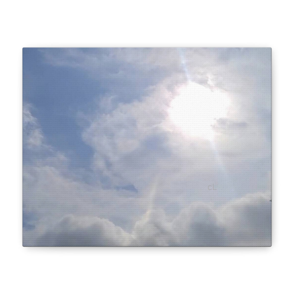 Sunlight Through Clouds Canvas Wall Art